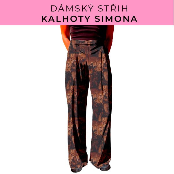 Dámský střih - kalhoty Simona