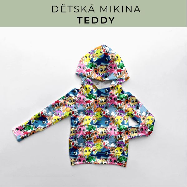 DĚTSKÝ střih - Mikina Teddy