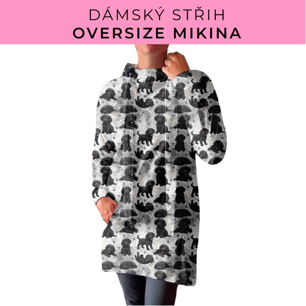 DÁMSKÝ střih - Oversize mikina