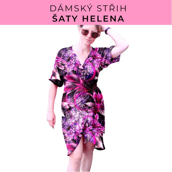 Dámský střih na šaty  Helena