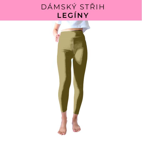 DÁMSKÝ střih - legíny SPORT - SLIM FIT