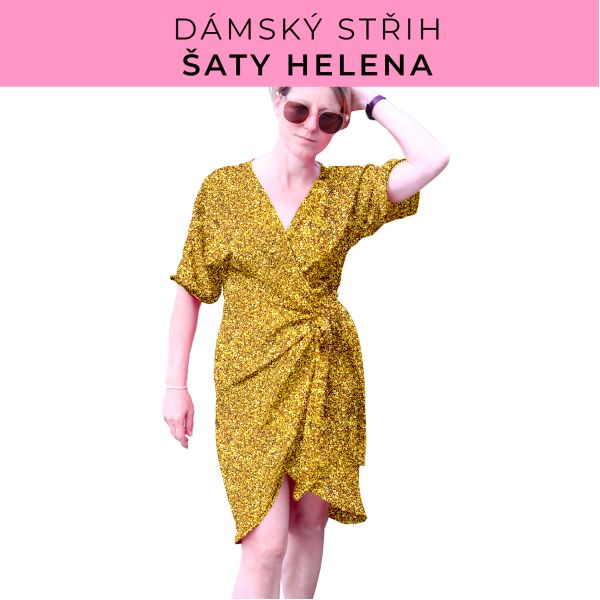 Dámský střih na šaty  Helena