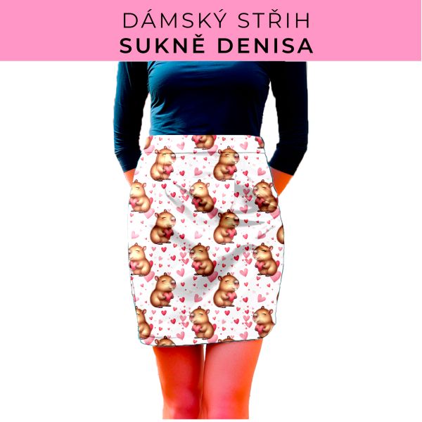 Dámský střih - Dámská sukně Denisa