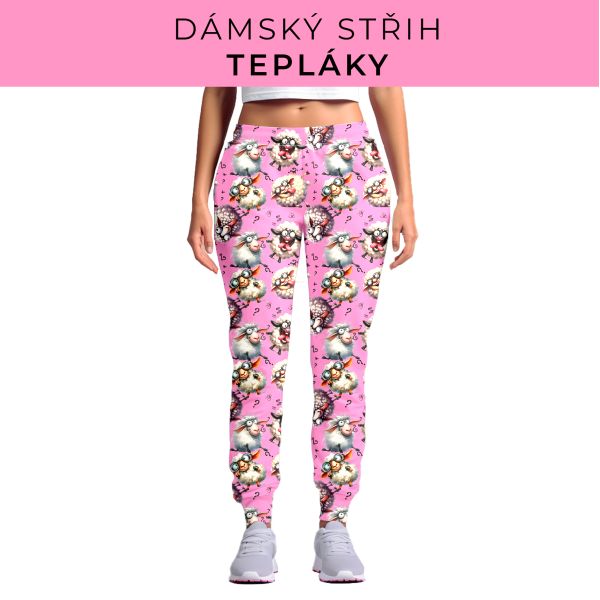 DÁMSKÝ střih - tepláky