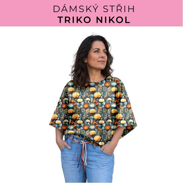 Dámský střih -  triko Nikol