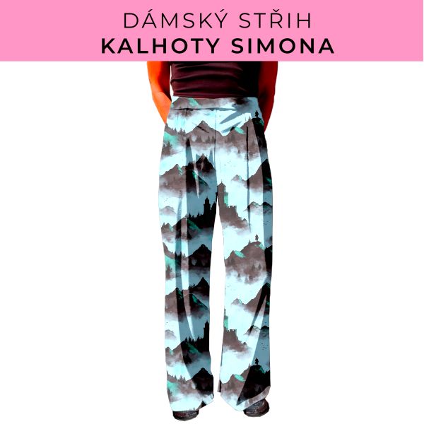 Dámský střih - kalhoty Simona