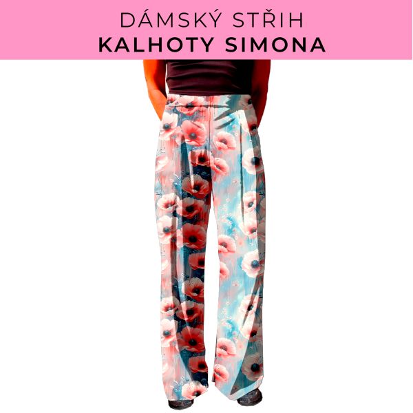 Dámský střih - kalhoty Simona
