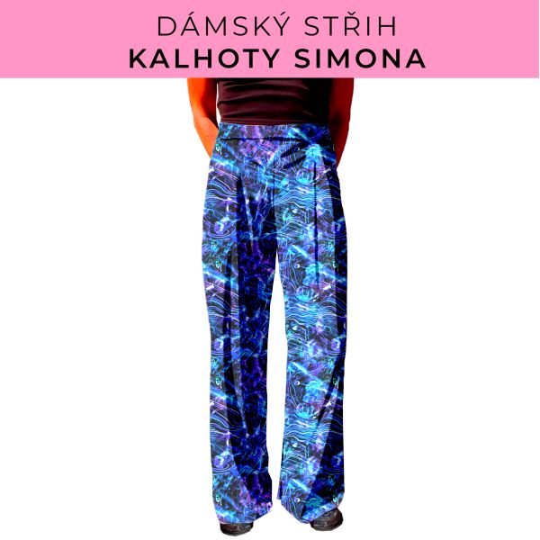 Dámský střih - kalhoty Simona