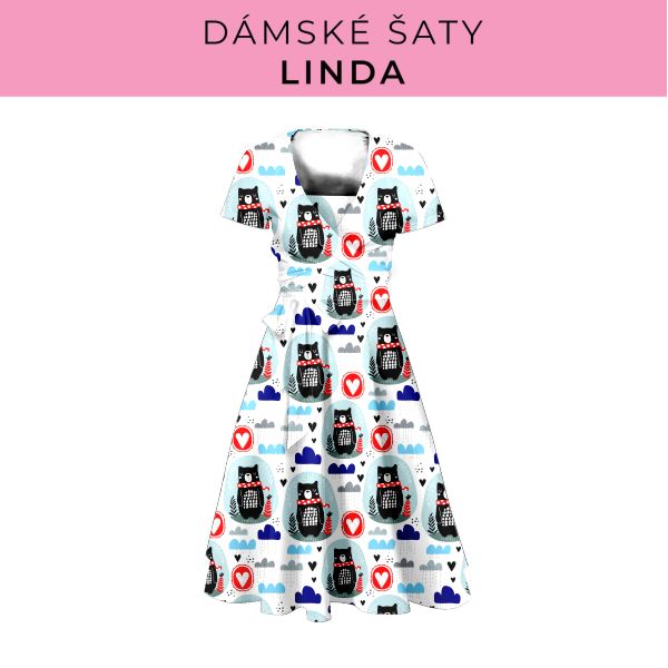 DÁMSKÝ střih - šaty Linda