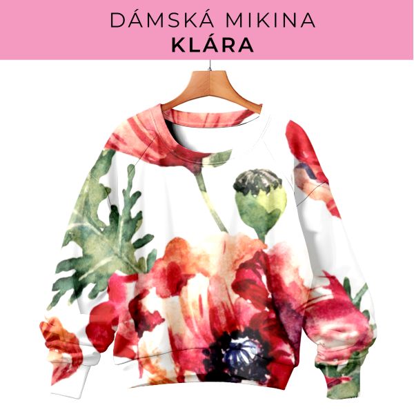 DÁMSKÝ střih - mikina Klára
