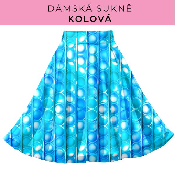 DÁMSKÝ střih - Kolová sukně