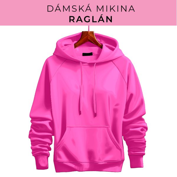 DÁMSKÝ střih - mikina raglán