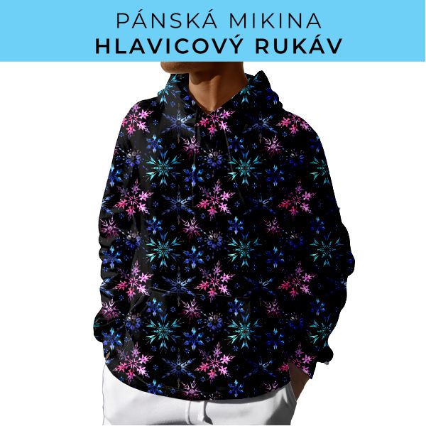 PÁNSKÝ střih - mikina s kapucí