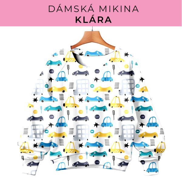 DÁMSKÝ střih - mikina Klára