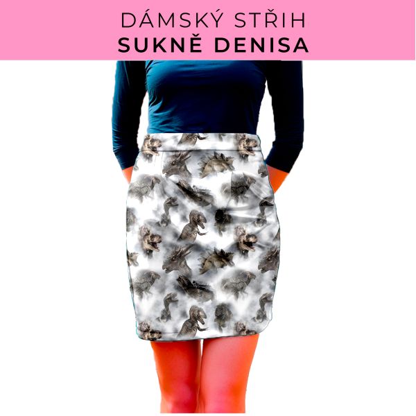 Dámský střih - Dámská sukně Denisa