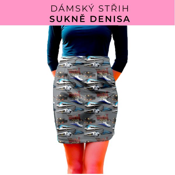 Dámský střih - Dámská sukně Denisa