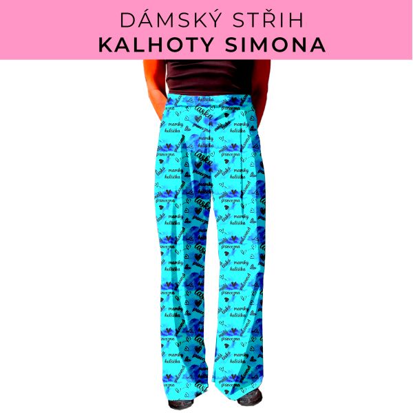 Dámský střih - kalhoty Simona
