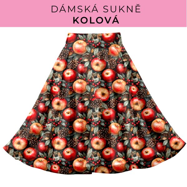 DÁMSKÝ střih - Kolová sukně
