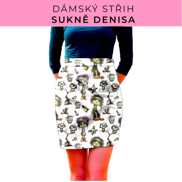 Dámský střih - Dámská sukně Denisa