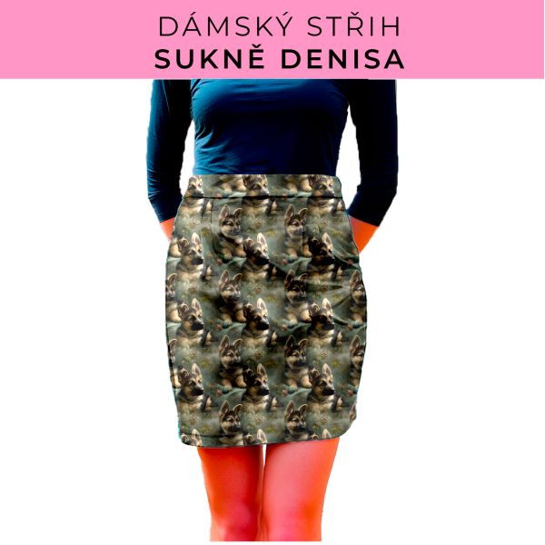 Dámský střih - Dámská sukně Denisa