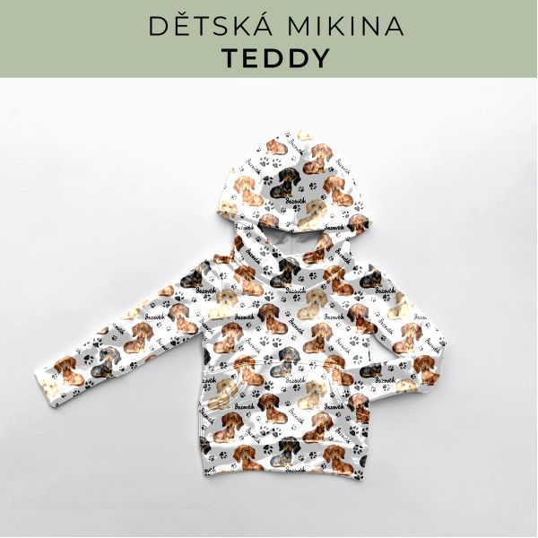 DĚTSKÝ střih - Mikina Teddy