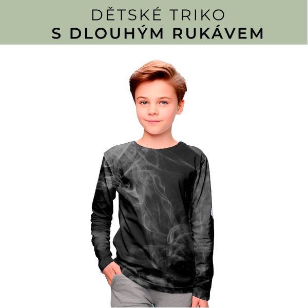 DĚTSKÝ střih - triko dlouhý rukáv