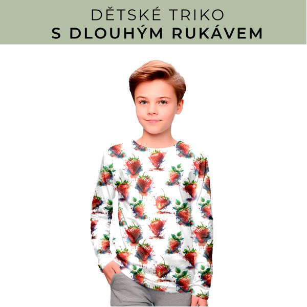 DĚTSKÝ střih - triko dlouhý rukáv