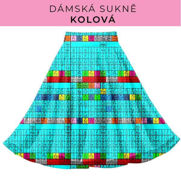 DÁMSKÝ střih - Kolová sukně