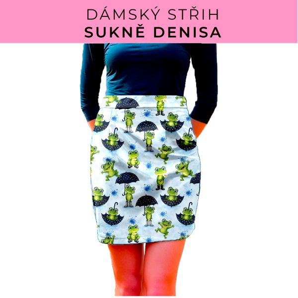 Dámský střih - Dámská sukně Denisa