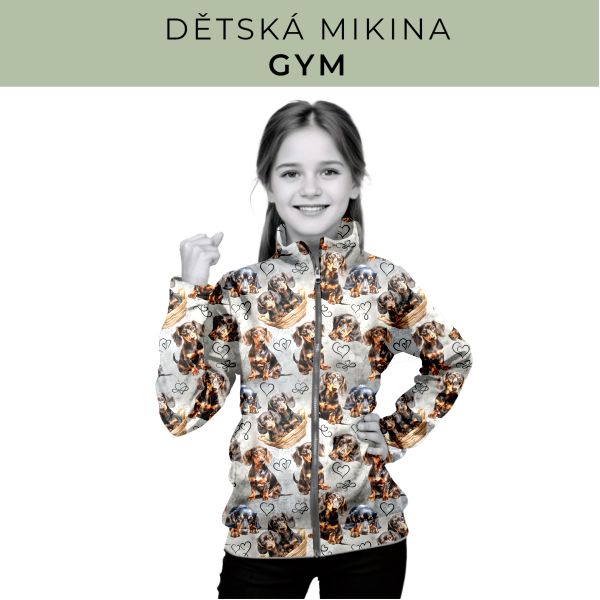 Dětská střih - mikina GYM
