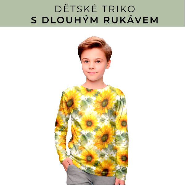 DĚTSKÝ střih - triko dlouhý rukáv