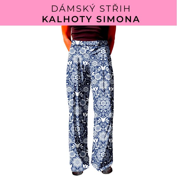 Dámský střih - kalhoty Simona