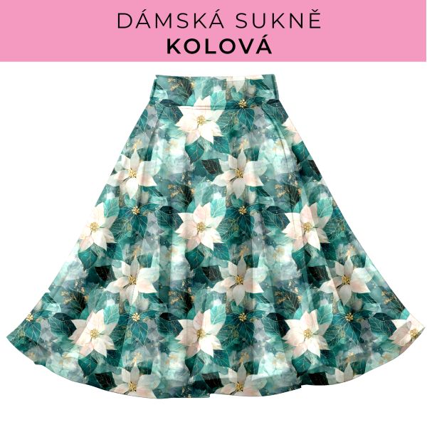 DÁMSKÝ střih - Kolová sukně