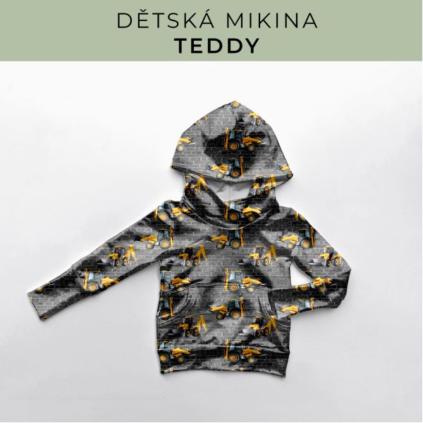 DĚTSKÝ střih - Mikina Teddy