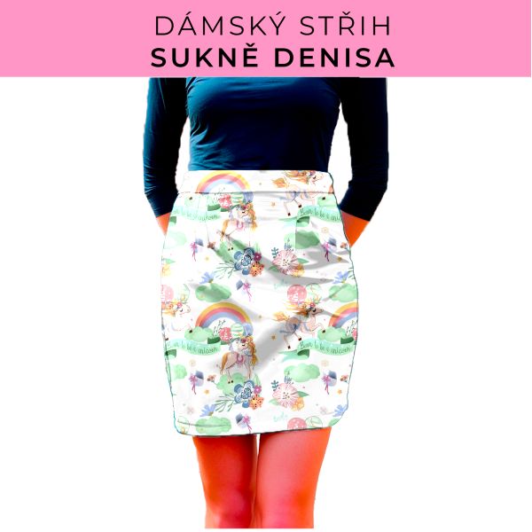 Dámský střih - Dámská sukně Denisa