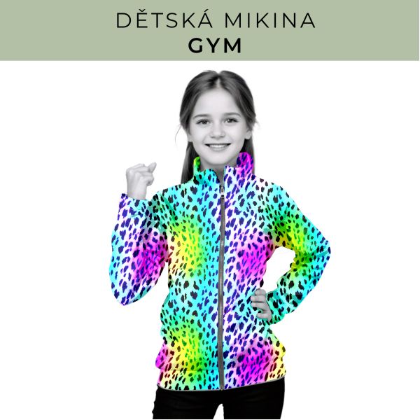 Dětská střih - mikina GYM