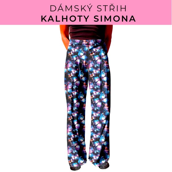 Dámský střih - kalhoty Simona