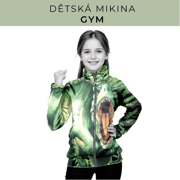 Dětská střih - mikina GYM