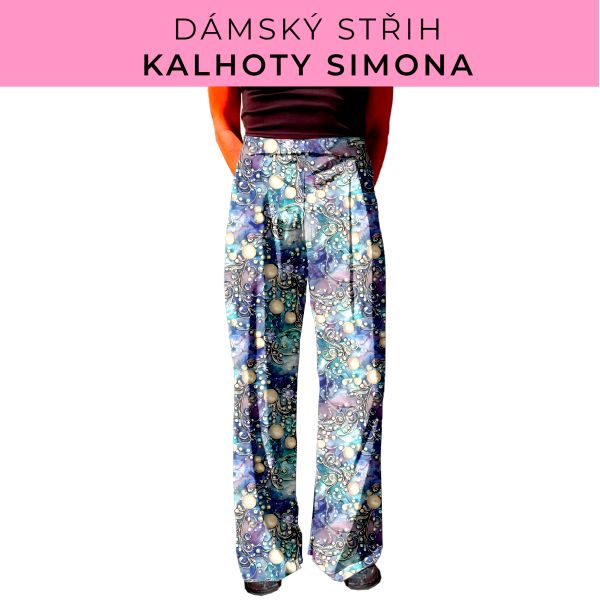 Dámský střih - kalhoty Simona