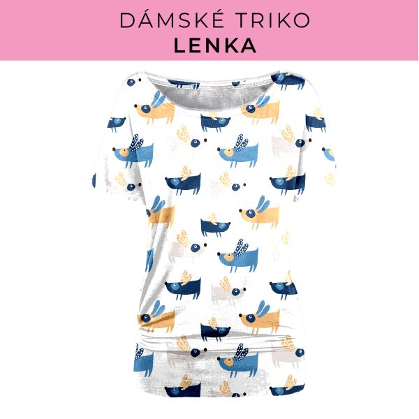 DÁMSKÝ střih - Triko Lenka