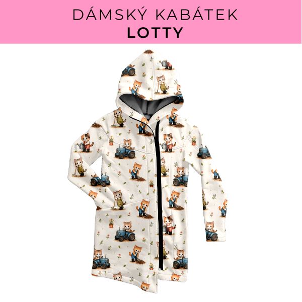 DÁMSKÝ střih - Kabátek Lotty