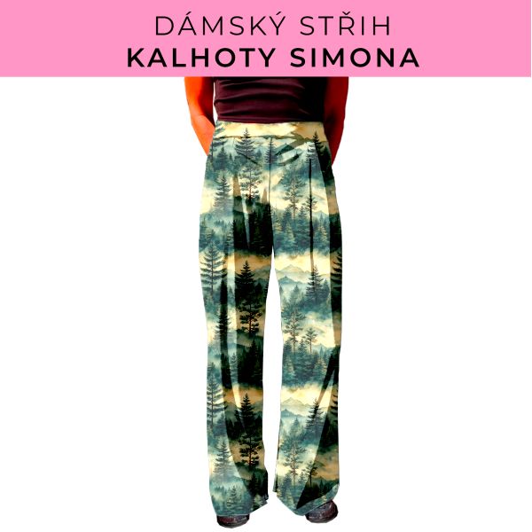 Dámský střih - kalhoty Simona