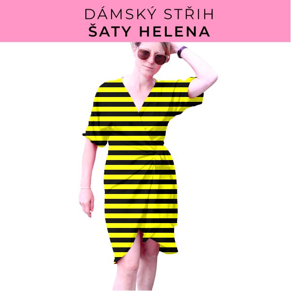 Dámský střih na šaty  Helena