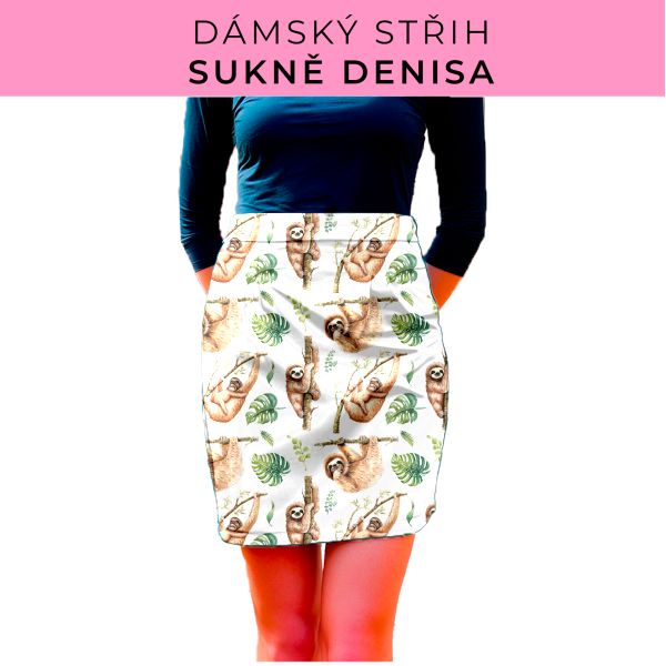 Dámský střih - Dámská sukně Denisa