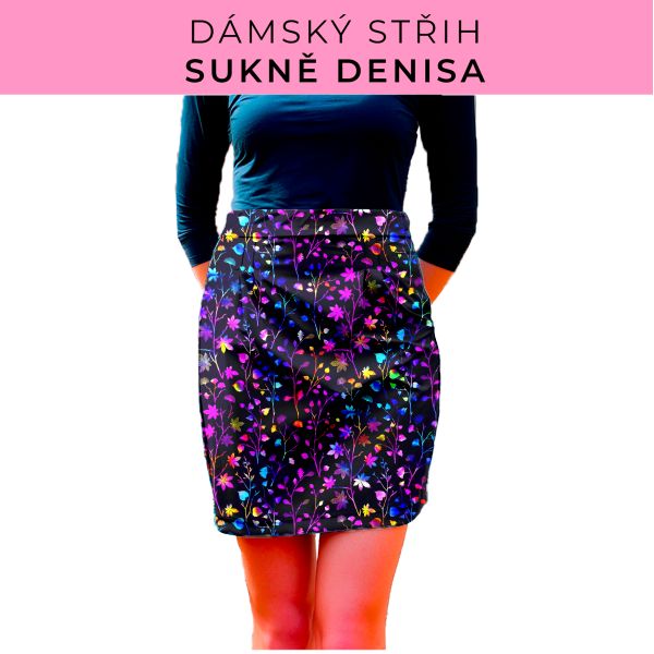 Dámský střih - Dámská sukně Denisa