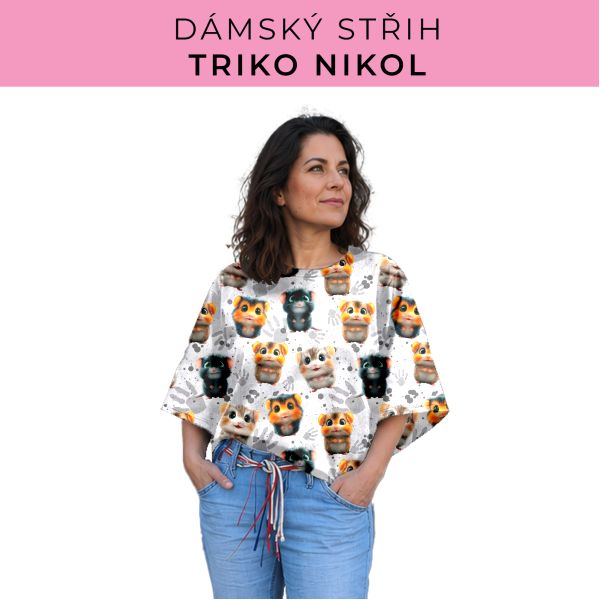 Dámský střih -  triko Nikol