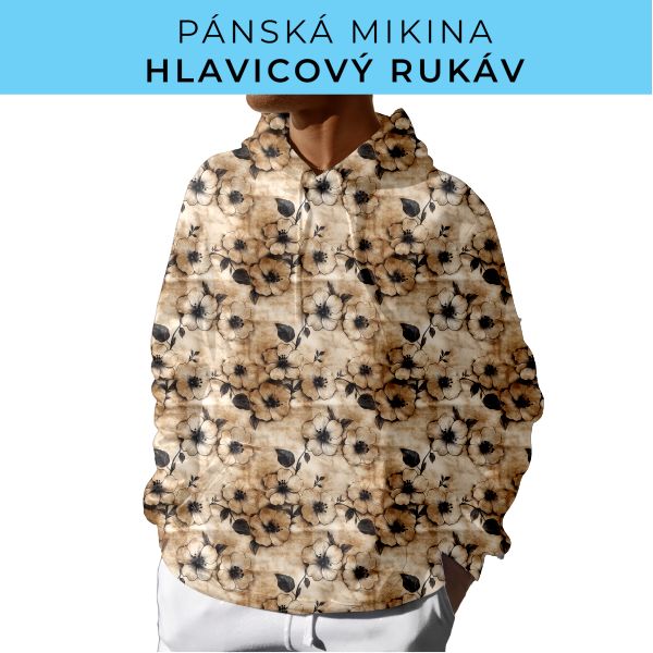 PÁNSKÝ střih - mikina s kapucí