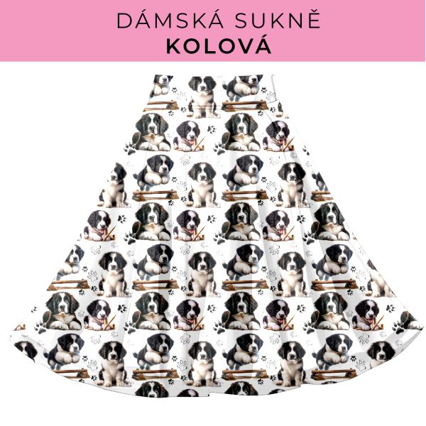 DÁMSKÝ střih - Kolová sukně