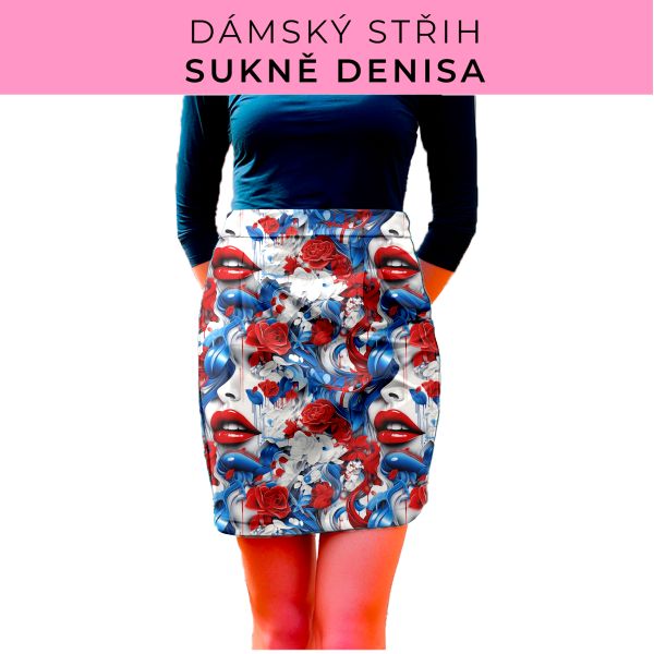 Dámský střih - Dámská sukně Denisa