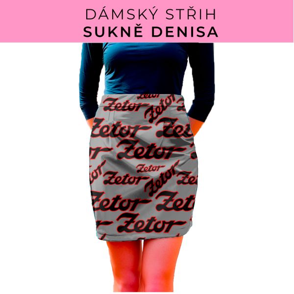 Dámský střih - Dámská sukně Denisa